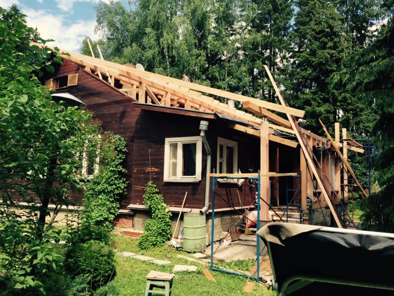 Реконструкция дома в Апрелевке