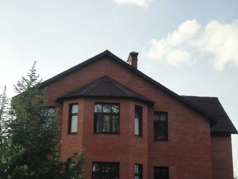 Реконструкция кровли в деревне Ликино