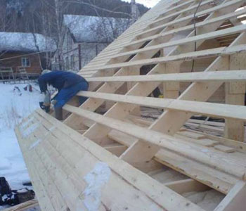 обрешетка под дешевую кровлю