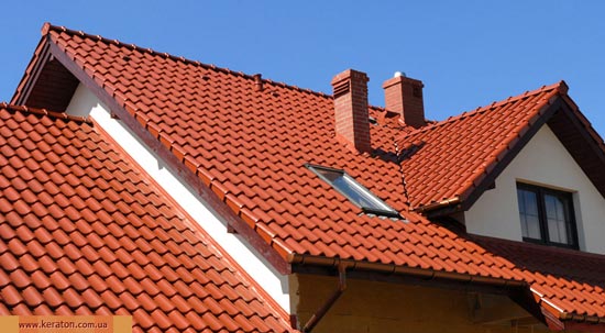 кровля из керамической черепицы roben