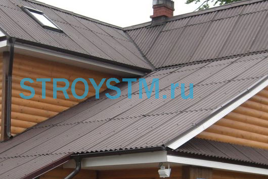 Кровля из профнастила Кровля из профнастила