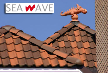 кровля из цементной черепицы sea wave